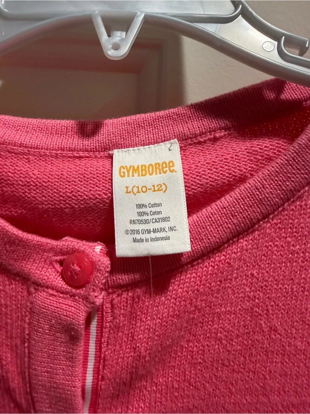 Gymboree Pink Button-Front Girls Cardigan Sweater
